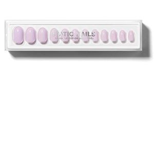 Static Nails Reusable Pop on Manicure in Willow - Round